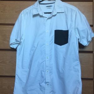 men’s Tony Hawk White Button Up